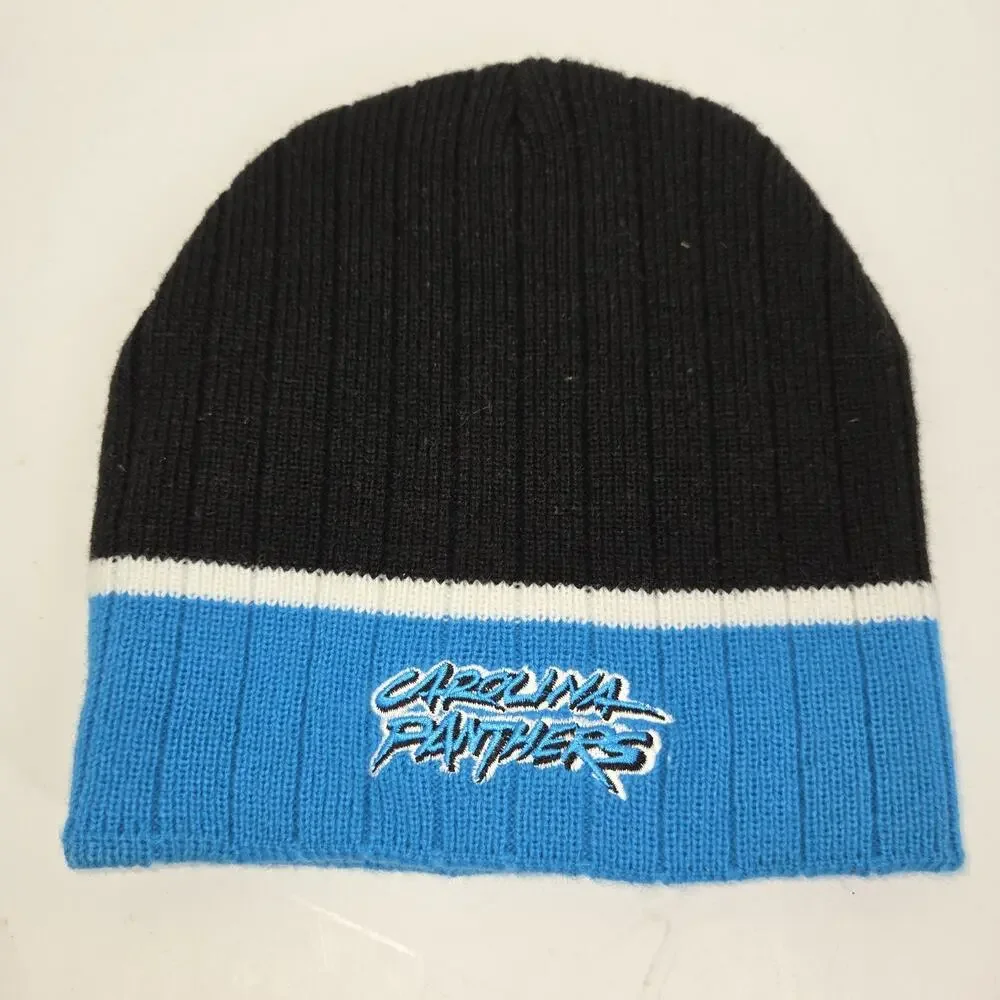 Vtg Carolina Panthers Beanie Cap NFL Football Sport Sports North Carolina Y2k